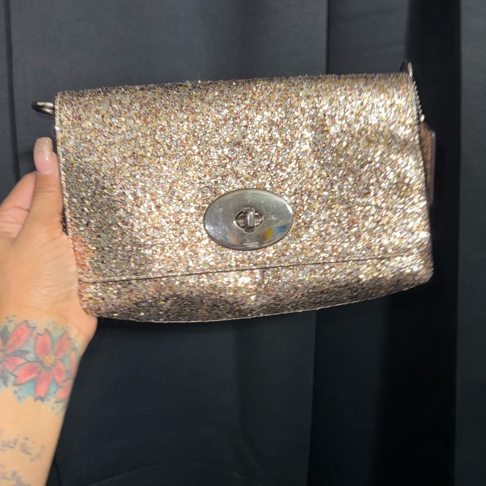 Coach Glittery Gold Women's crossbody/Clutch